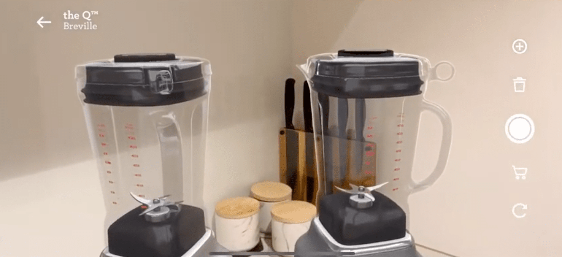 Kitchen appliances are supporte by AR technology